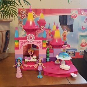 MEGA BLOKS BARBIE RAINBOW PRINCESS CASTLE